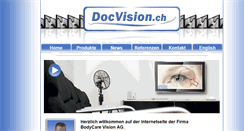 Desktop Screenshot of docvision.ch