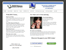Tablet Screenshot of docvision.com